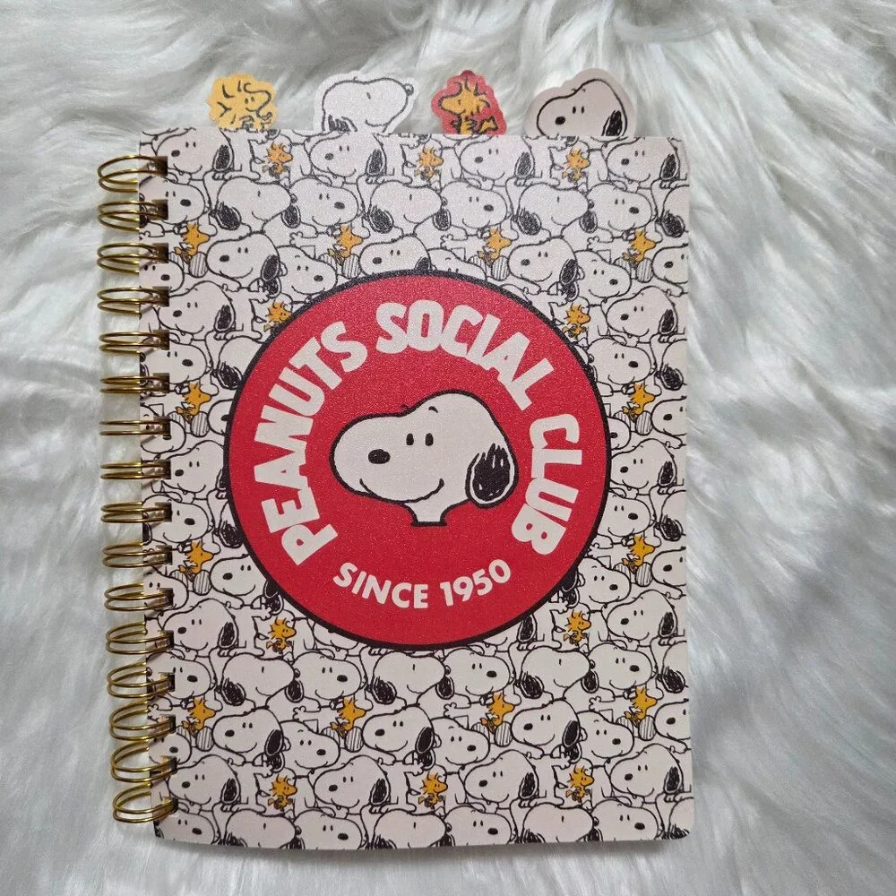 Peanuts Social Club Spiral Notebook